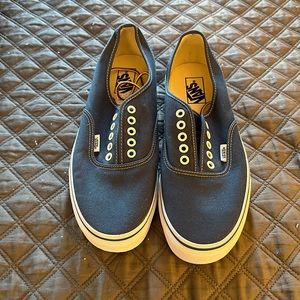 Blue vans size 9